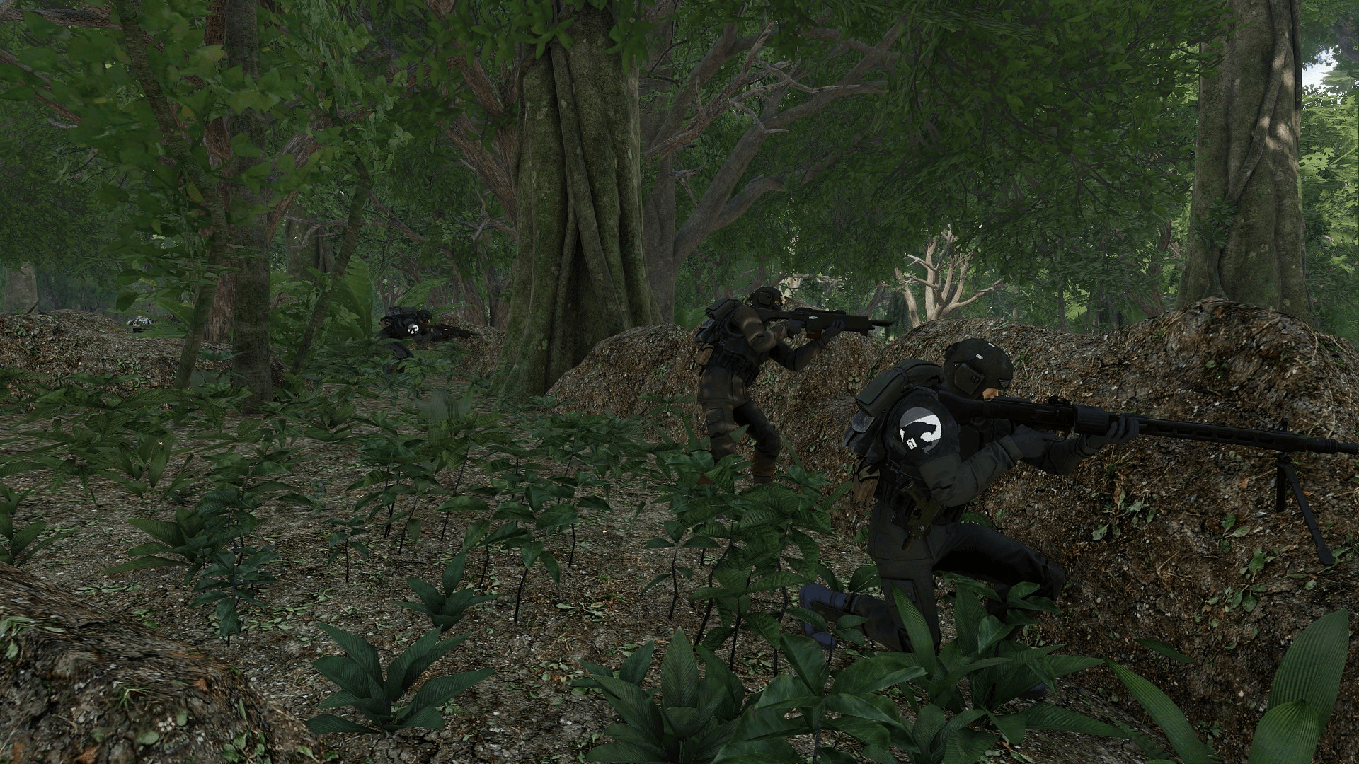 Screenshot of 40K-ESP clan mission in Arma 3