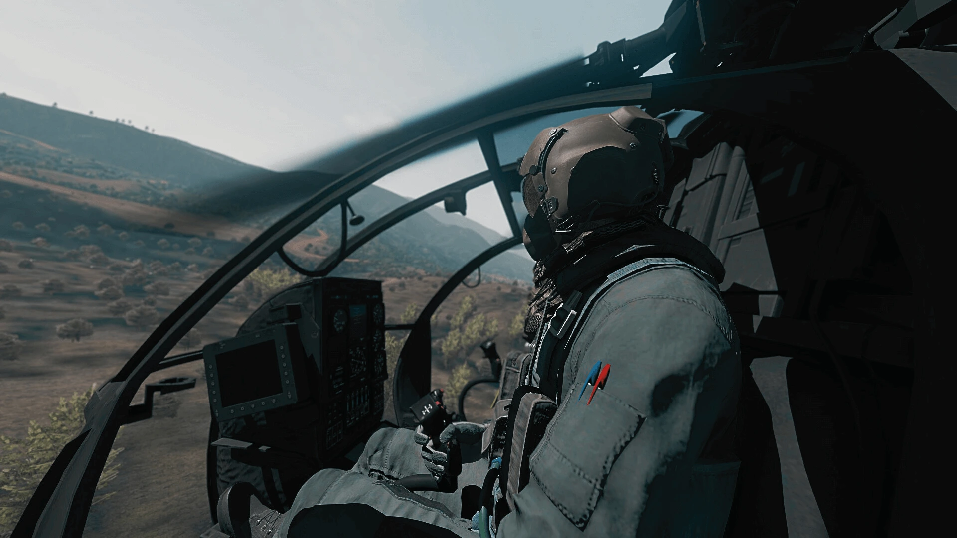 FOX pilot in an Arma 3 milsim mission