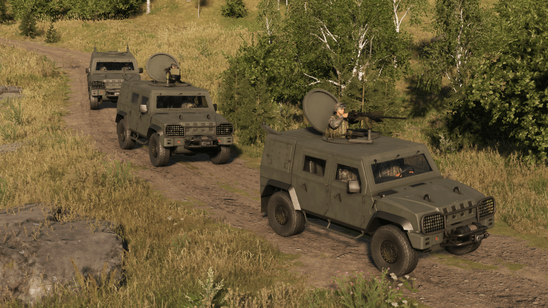 Formación milsim en Ursus Hostil