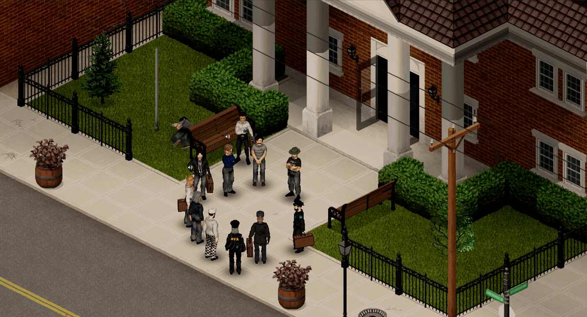 Firefighters and federal police in Villamanaos